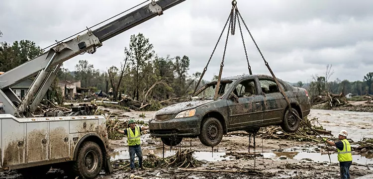 Flood Damaged Car Removal for Cash in New York
