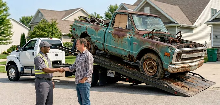 Non-Running Junk Truck Removal in New York