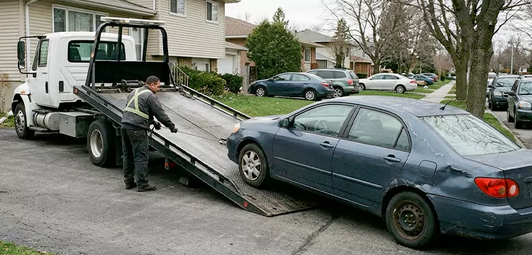 Same-Day Salvage Car Pickup in New York